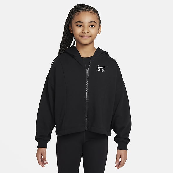 Girls Black Hoodies Pullovers. Nike